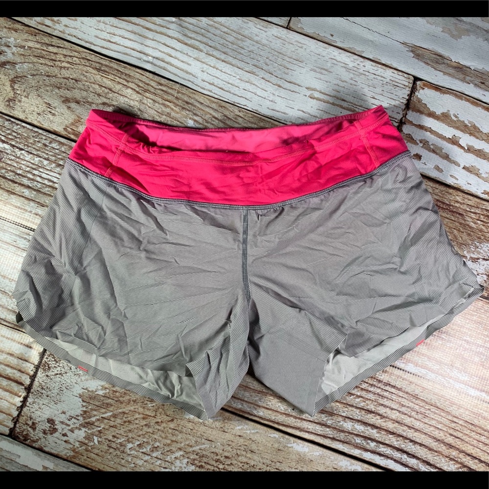 Lululemon Run Time Stripe Shorts